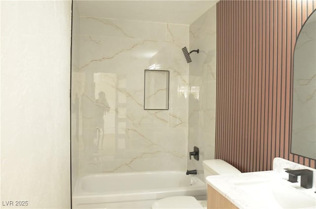 4277 Rimcrest Rd, Las Vegas, NV 89121 - bathroom featuring vanity and  shower combination
