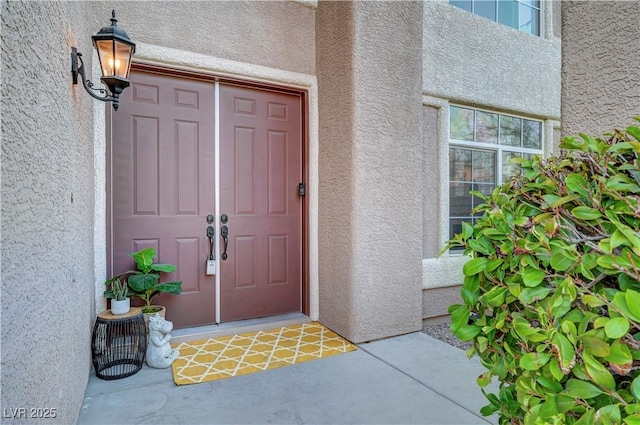 8812 Glenistar Gate Ave, Las Vegas, NV 89143 - entrance to property featuring stucco siding