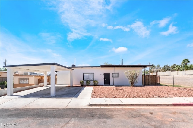 1700 Sweeney Ave, Las Vegas, NV 89104 - view of front facade featuring stucco siding and concrete driveway