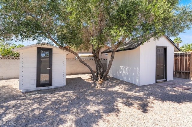 1700 Sweeney Ave, Las Vegas, NV 89104 - view of shed with a fenced backyard