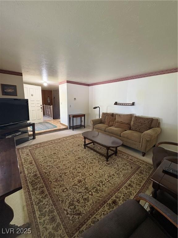 1133 Bell Ave, Ely, NV 89301 - living room with crown molding and light wood-style floors