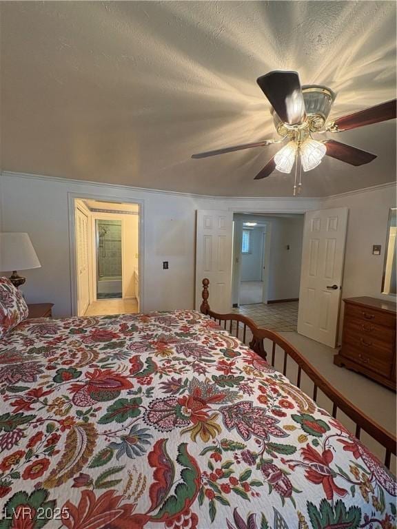 1133 Bell Ave, Ely, NV 89301 - bedroom featuring a ceiling fan and ensuite bath