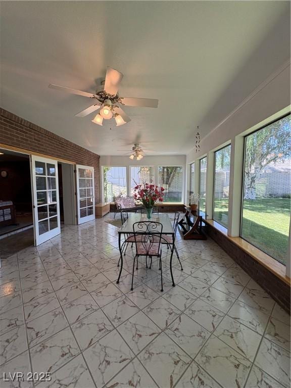 1133 Bell Ave, Ely, NV 89301 - sunroom / solarium with marble look tile flooring