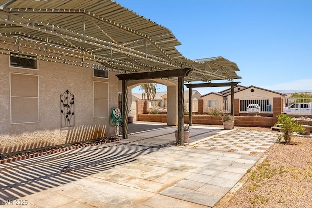 467 Muddy Peak Ct, Overton, NV 89040 - view of patio / terrace with a pergola