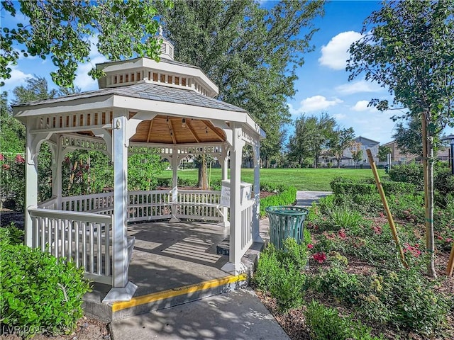 1553 Ivygate Ave, Las Vegas, NV 89183 - view of property's community featuring a gazebo and a yard