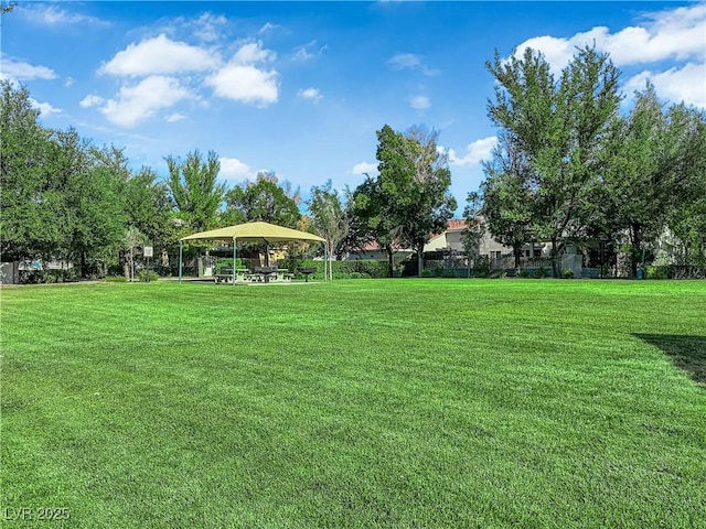 1553 Ivygate Ave, Las Vegas, NV 89183 - view of green lawn featuring a gazebo