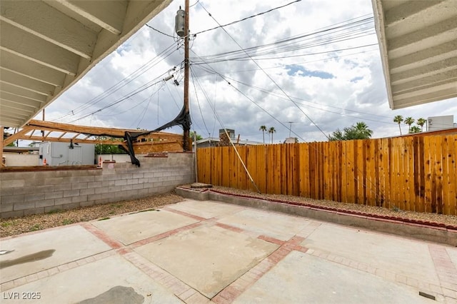 709 N 22nd St, Las Vegas, NV 89101 - fenced backyard with a patio