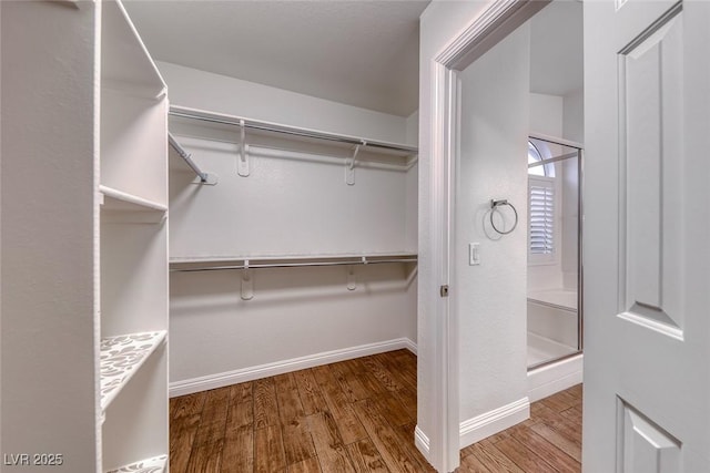 1643 Silver Slipper Ave, Henderson, NV 89002 - spacious closet featuring wood finished floors