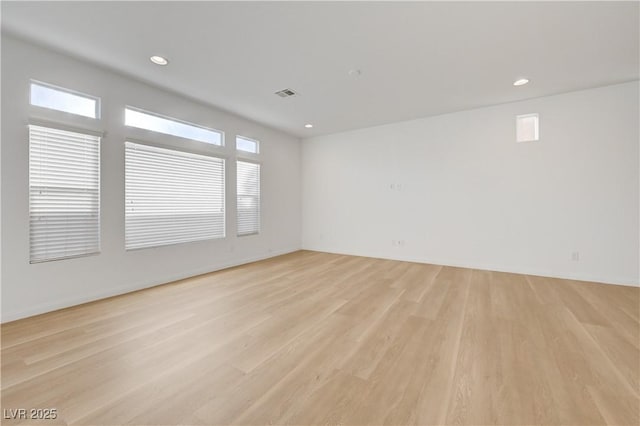 7775 Tyrell Peaks St, Las Vegas, NV 89139 - spare room featuring light wood finished floors and recessed lighting