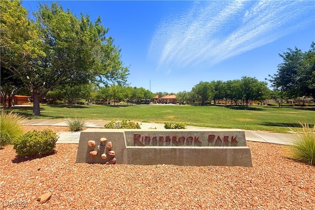 11139 Zarod Rd, Las Vegas, NV 89135 - community / neighborhood sign with a yard