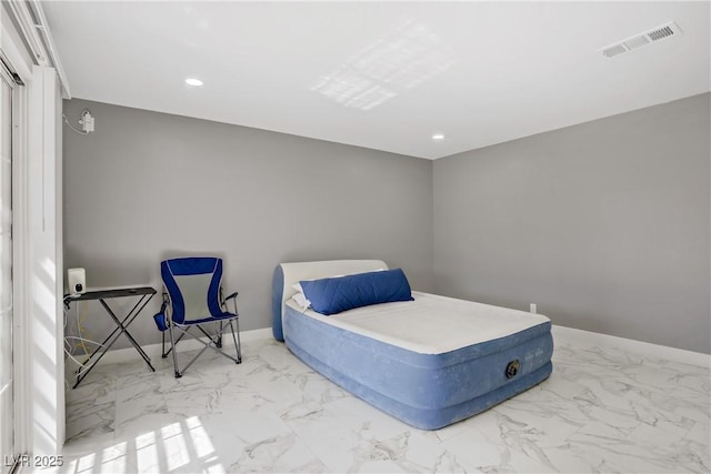 4490 W Warm Springs Rd, Las Vegas, NV 89118 - bedroom with marble finish flooring and recessed lighting