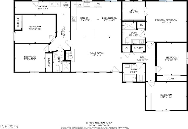4490 W Warm Springs Rd, Las Vegas, NV 89118 - view of floor plan / room layout