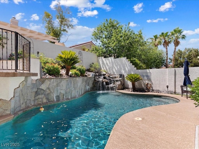 1870 Desert Forest Way, Henderson, NV 89012 - view of pool featuring a fenced backyard