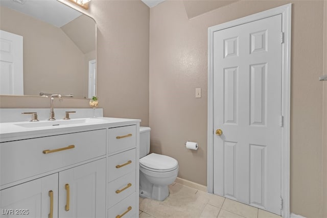 7720 Leavorite Dr, Las Vegas, NV 89128 - half bath featuring vanity and toilet