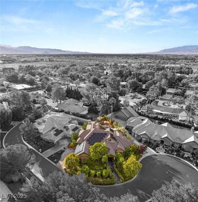 3004 Astoria Pines Cir, Las Vegas, NV 89107 - aerial perspective of suburban area featuring mountains