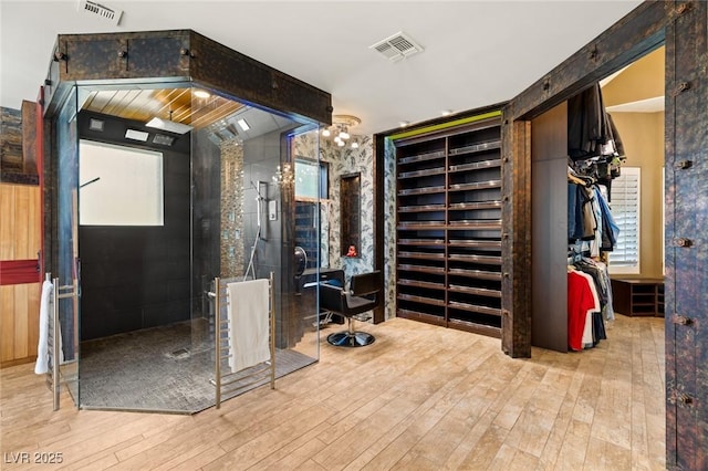 3004 Astoria Pines Cir, Las Vegas, NV 89107 - walk in closet with wood finished floors