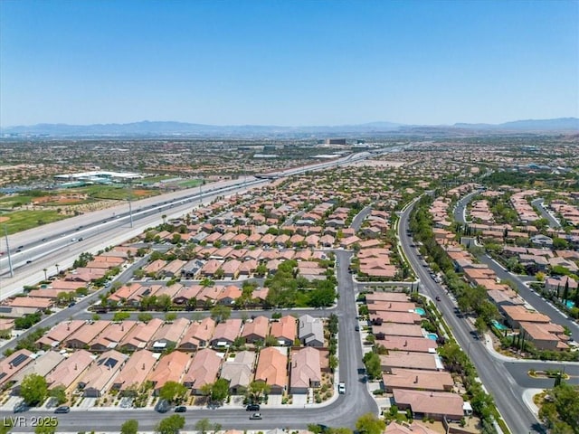 11253 Revelry Ln, Las Vegas, NV 89138 - view of property location featuring a mountain backdrop and nearby suburban area
