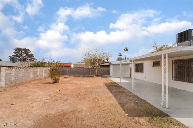 3309 Marionette Ave, Las Vegas, NV 89101 - fenced backyard featuring a patio