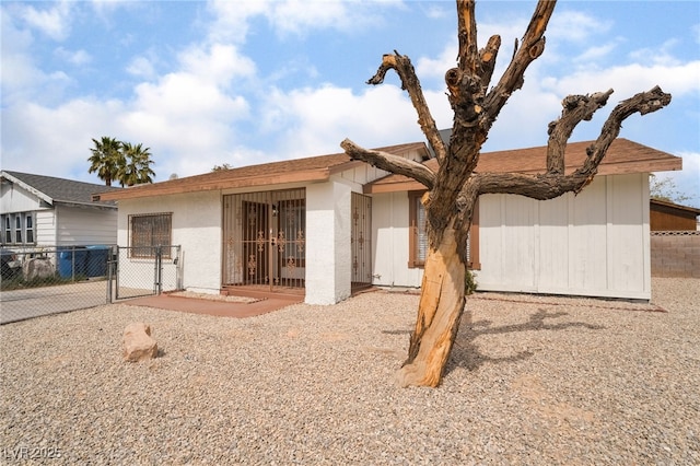 3309 Marionette Ave, Las Vegas, NV 89101 - rear view of property featuring a gate and french doors