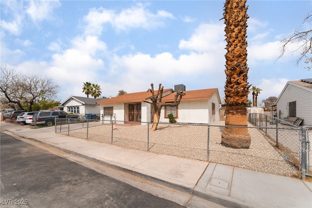 3309 Marionette Ave, Las Vegas, NV 89101 - ranch-style house with a fenced front yard