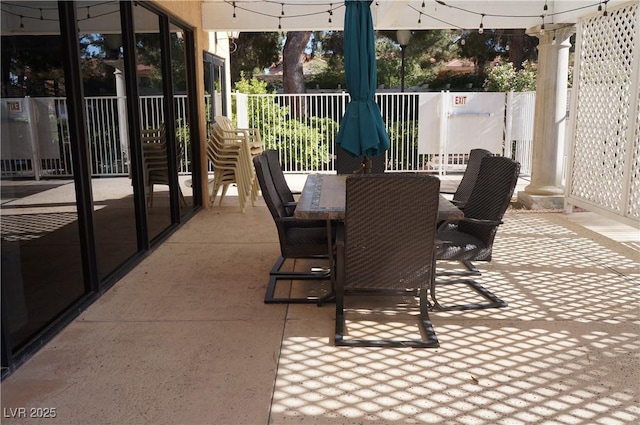 2851 S Valley View Blvd Unit 1134, Las Vegas, NV 89102 - view of patio / terrace with outdoor dining area