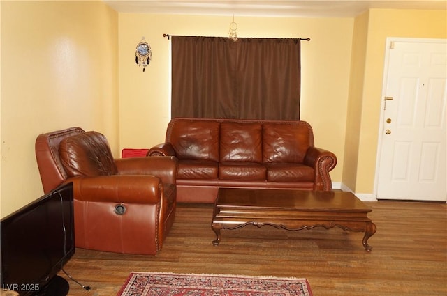 2851 S Valley View Blvd Unit 1134, Las Vegas, NV 89102 - living area with wood finished floors and baseboards