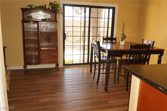 2851 S Valley View Blvd Unit 1134, Las Vegas, NV 89102 - dining room with dark wood-type flooring and baseboards