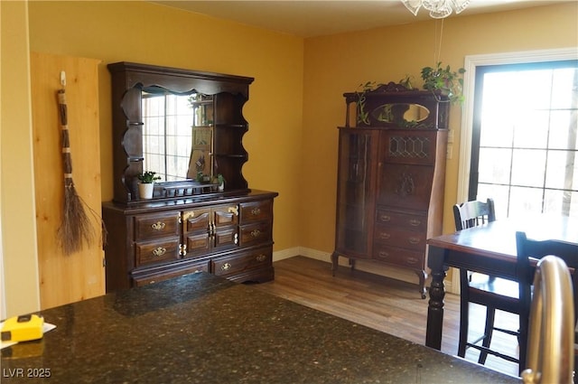 2851 S Valley View Blvd Unit 1134, Las Vegas, NV 89102 - dining room with wood finished floors and baseboards