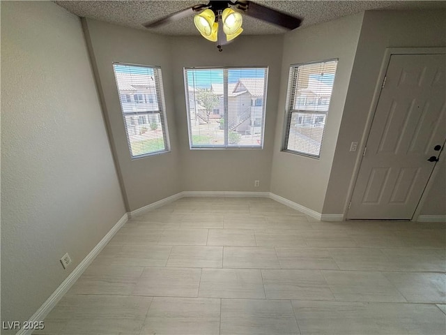 435 Mesa Blvd Unit 202, Mesquite, NV 89027 - empty room featuring ceiling fan and a textured ceiling