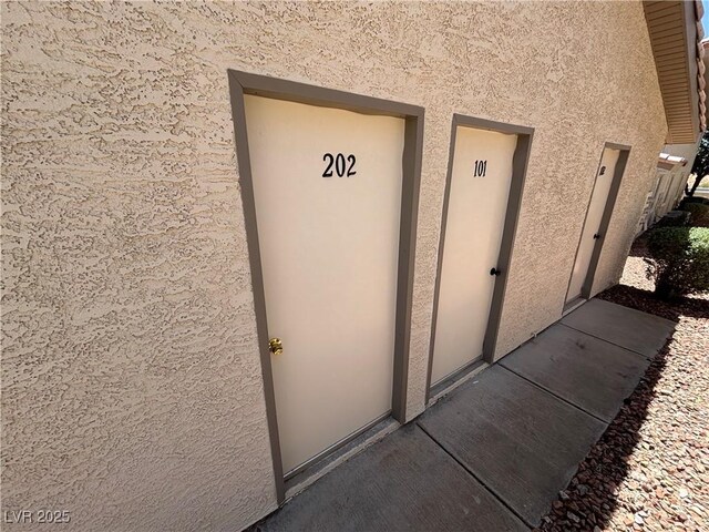 435 Mesa Blvd Unit 202, Mesquite, NV 89027 - entrance to property with stucco siding