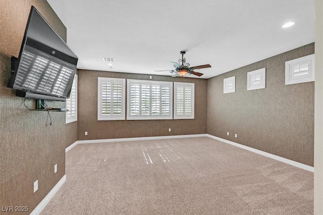 7033 Twin Forks Peak St, Las Vegas, NV 89166 - carpeted spare room featuring healthy amount of natural light and ceiling fan