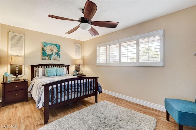 5260 N Jones Blvd, Las Vegas, NV 89130 - bedroom featuring wood finished floors and ceiling fan
