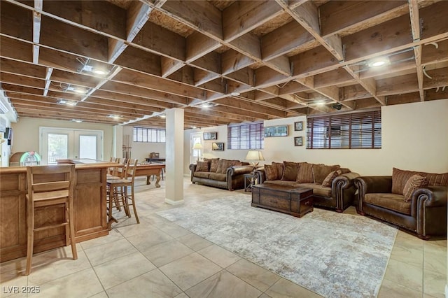 5260 N Jones Blvd, Las Vegas, NV 89130 - living room featuring light tile patterned floors