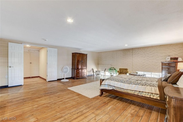 5260 N Jones Blvd, Las Vegas, NV 89130 - bedroom with wood-type flooring and recessed lighting