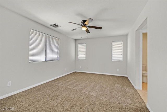 1109 Claire Rose Ave, Las Vegas, NV 89183 - spare room featuring ceiling fan and light carpet