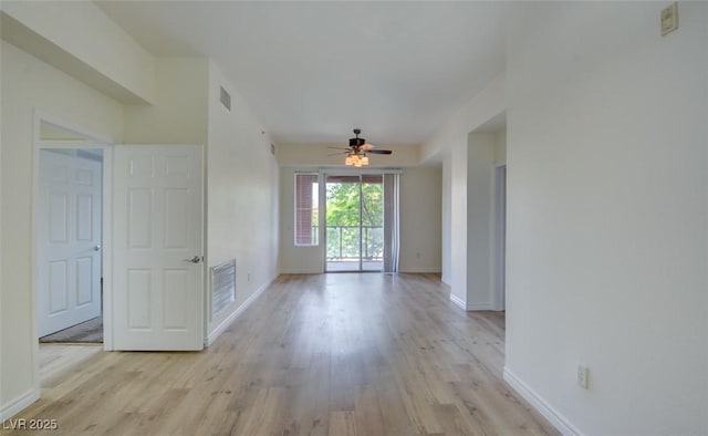 23 E Agate Ave Unit 207, Las Vegas, NV 89123 - spare room featuring light wood-style flooring and a ceiling fan