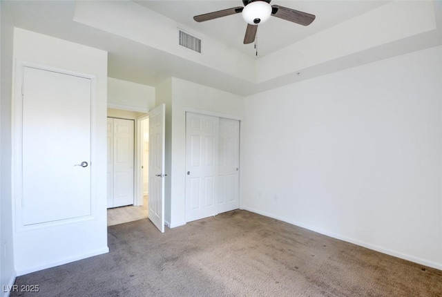 23 E Agate Ave Unit 207, Las Vegas, NV 89123 - unfurnished bedroom with carpet flooring, a closet, and a ceiling fan
