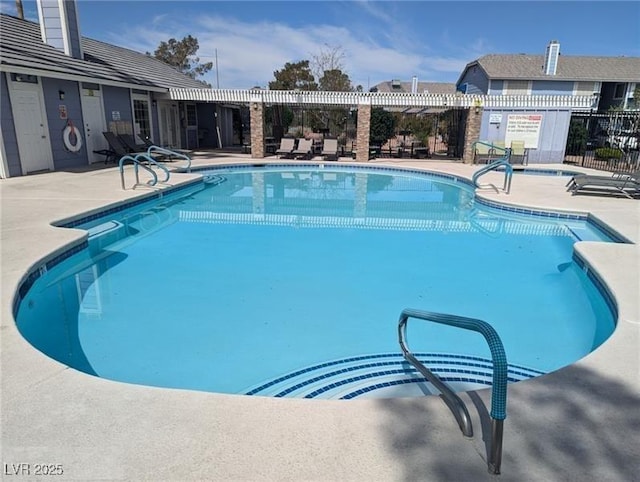 5420 Centurion Ct Unit 104, Las Vegas, NV 89122 - community pool with a patio area