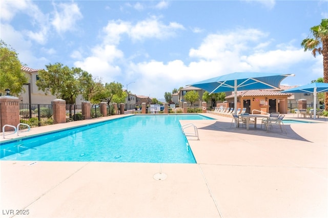 455 Westminster Hall Ave Unit 101, North Las Vegas, NV 89032 - community pool featuring a patio area