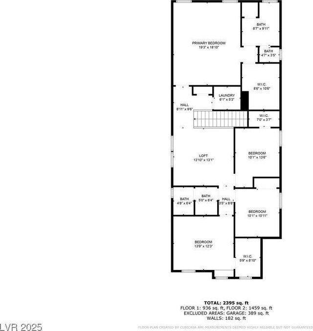 9136 Cocowoods Pl, Las Vegas, NV 89148 - view of floor plan / room layout