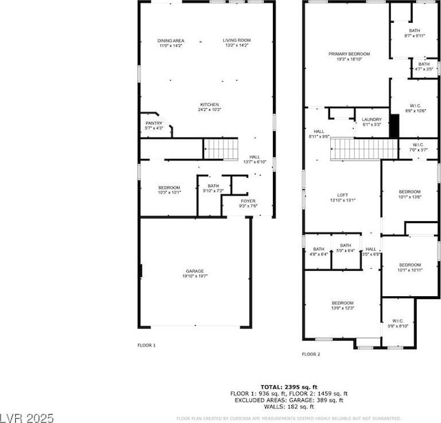 9136 Cocowoods Pl, Las Vegas, NV 89148 - view of property floor plan