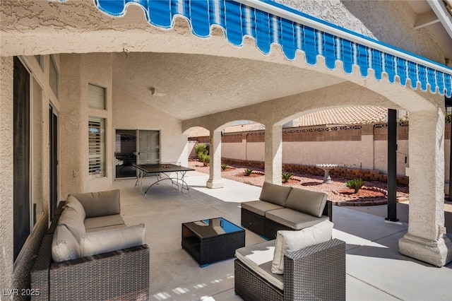 825 Royal Moon Ave, Las Vegas, NV 89123 - view of patio / terrace with outdoor lounge area