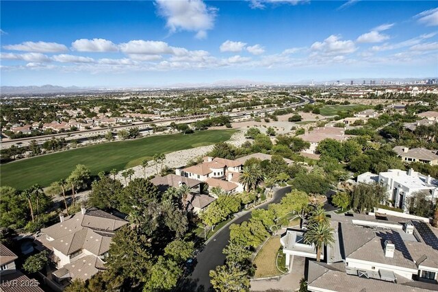 9408 Players Canyon Ct, Las Vegas, NV 89144 - aerial perspective of suburban area with a golf course