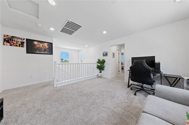 2732 Roman Palm Rd, North Las Vegas, NV 89086 - carpeted office space with recessed lighting and baseboards