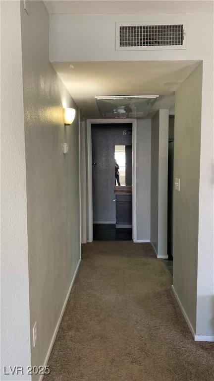 8101 W Flamingo Rd Unit 2110, Las Vegas, NV 89147 - hall with carpet and baseboards