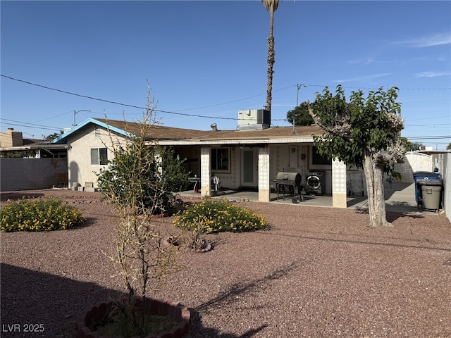 4567 S Nellis Blvd, Las Vegas, NV 89121 - view of front of home with a patio