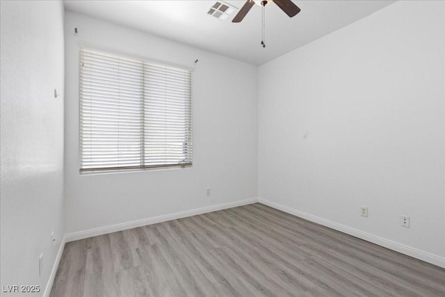 820 Peach Ave, North Las Vegas, NV 89032 - unfurnished room with ceiling fan and wood finished floors