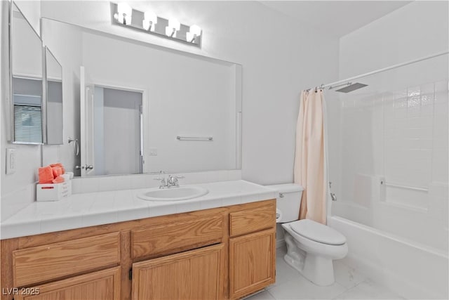 820 Peach Ave, North Las Vegas, NV 89032 - bathroom featuring vanity and shower / tub combo with curtain