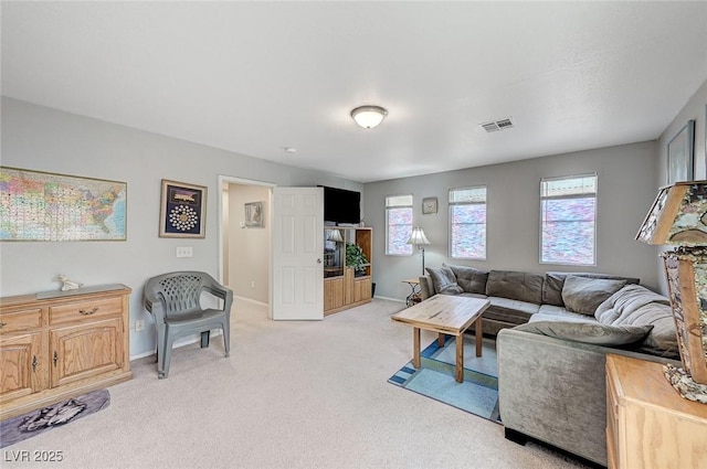 967 Coronado Peak Ave, Las Vegas, NV 89183 - living area featuring light colored carpet and baseboards