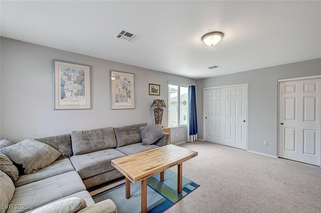 967 Coronado Peak Ave, Las Vegas, NV 89183 - living room featuring light colored carpet and baseboards